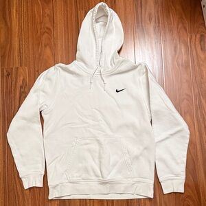 Nike Men's Cream Hoodie Sweater